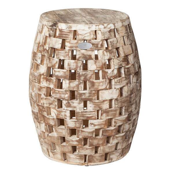 Grapevine Recycled Wood Stool