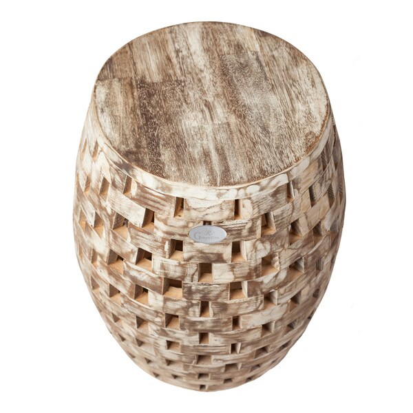 Grapevine Recycled Wood Stool