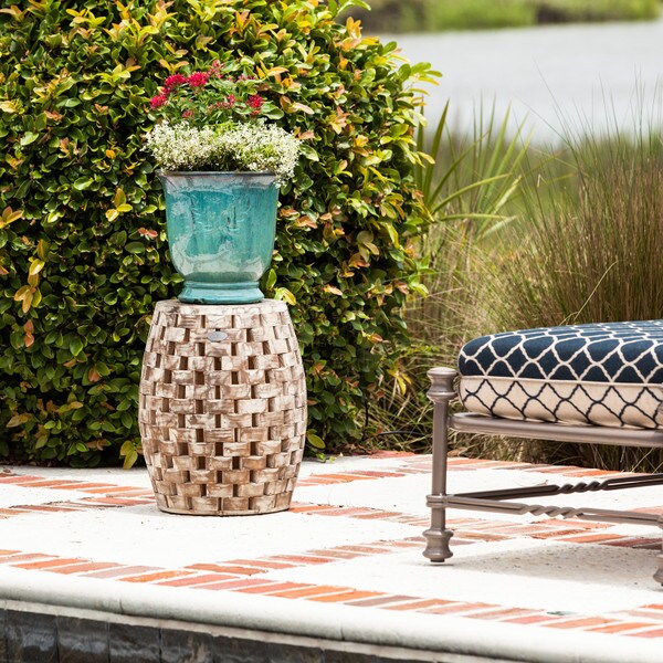 Grapevine Recycled Wood Stool