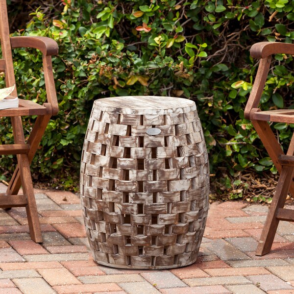 Grapevine Recycled Wood Stool