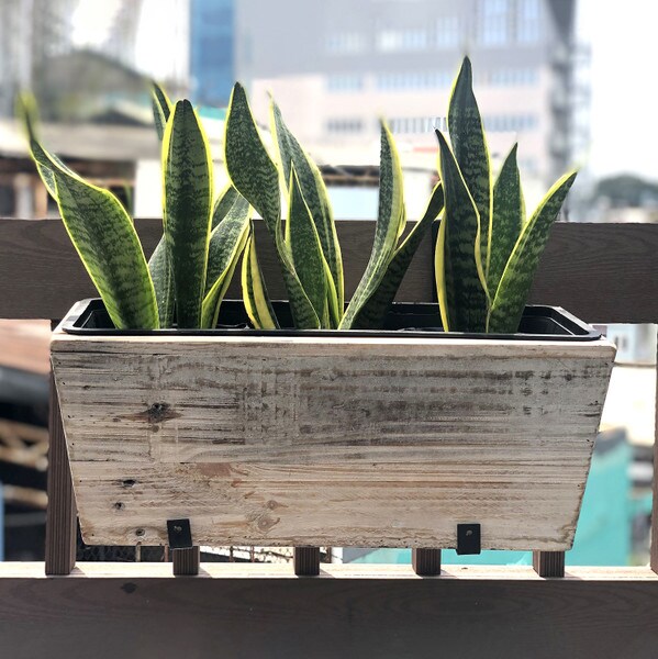 Urban Garden Recycled Wood Deck Box