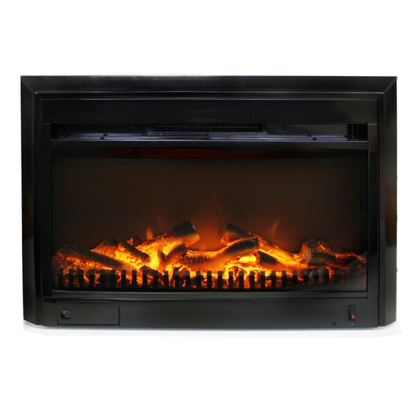 25 inch electric fireplace insert