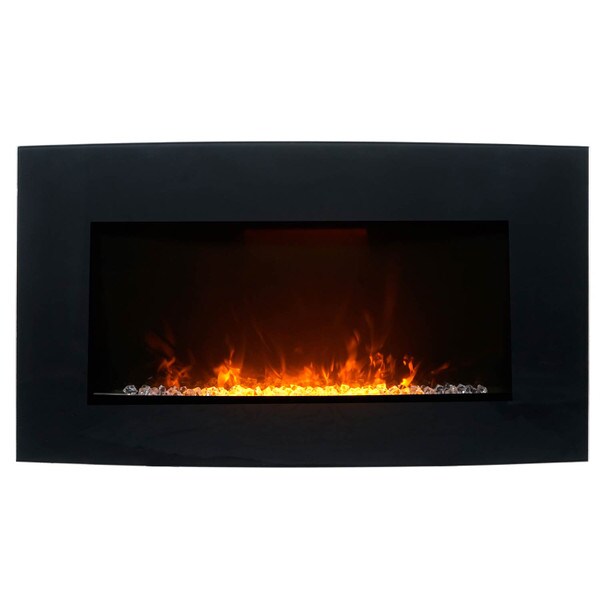 Stirling Curved Electric Fireplace