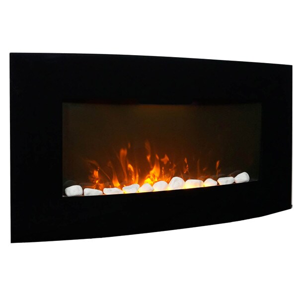 Stirling Curved Electric Fireplace