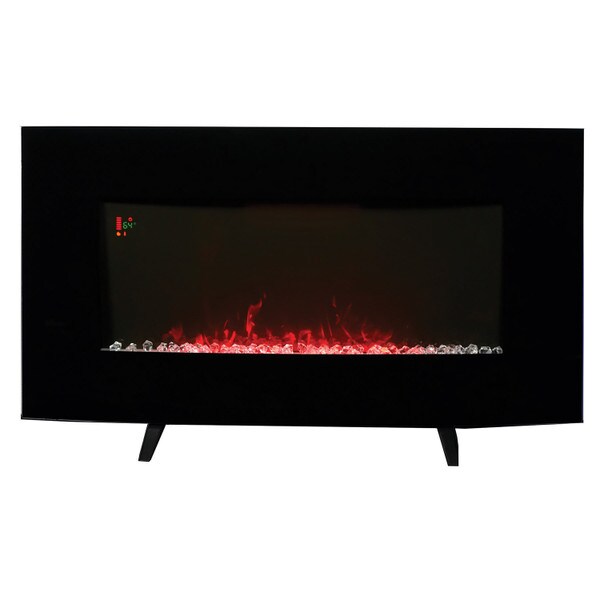 Stirling Curved Electric Fireplace