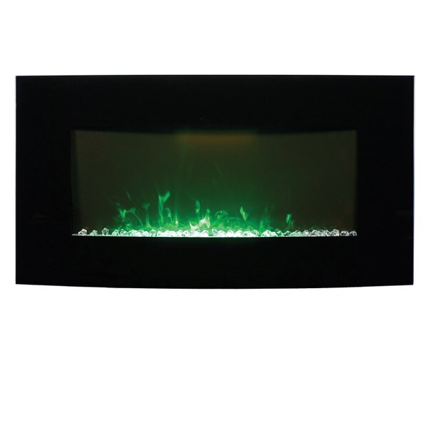 Stirling Curved Electric Fireplace