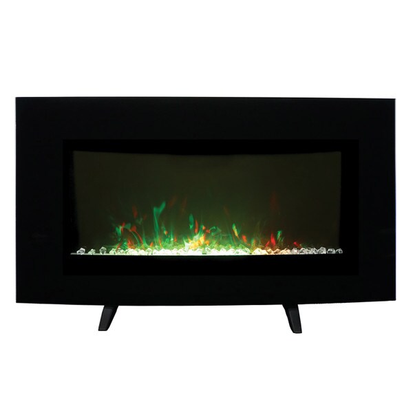 36 inch Curved Electric Fireplace