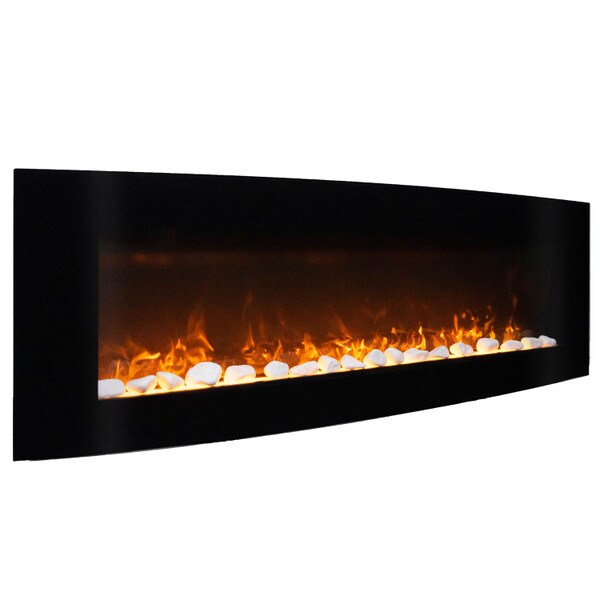 Paramount Curved electric fireplace