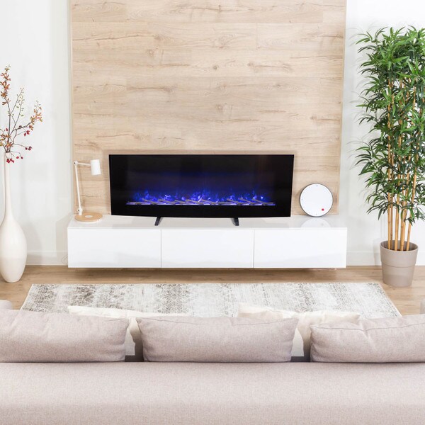 Paramount Curved electric fireplace