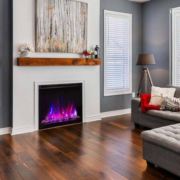 36 inch Recessed Electric Fireplace