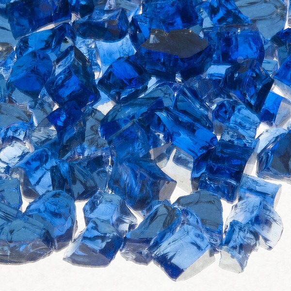 Luminous Catalina Blue Fire Glass