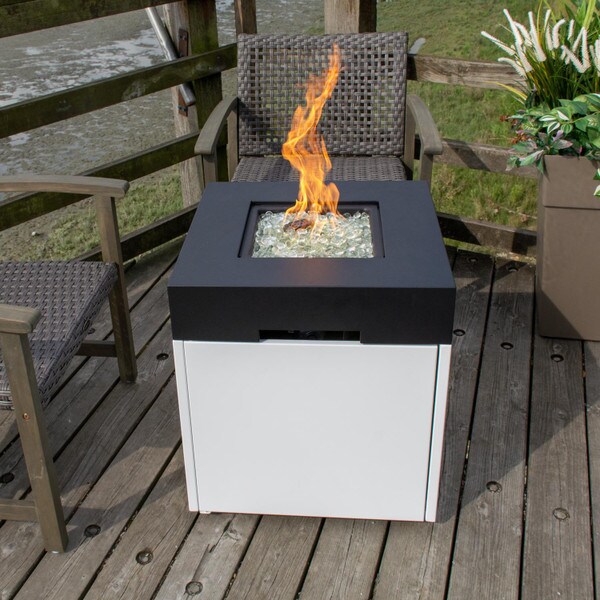 Paramount Pebble Firepit Table