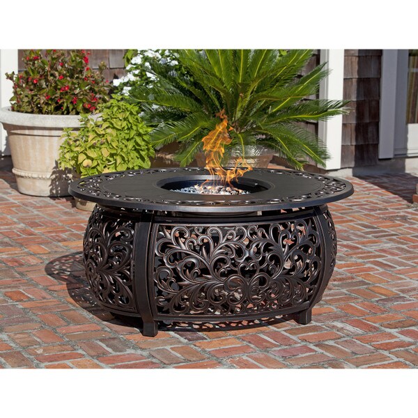 Angie Aluminum Fire Table