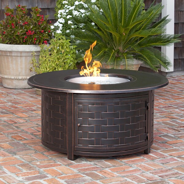 Paramount Zach gas firepit table