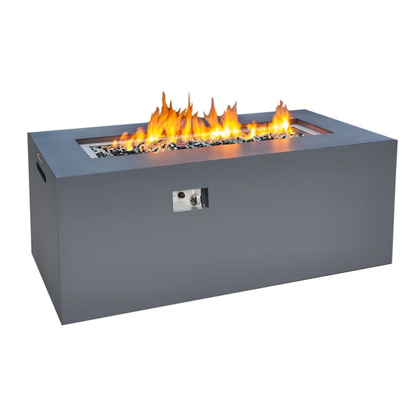 Concrete Look Aluminum Firepit