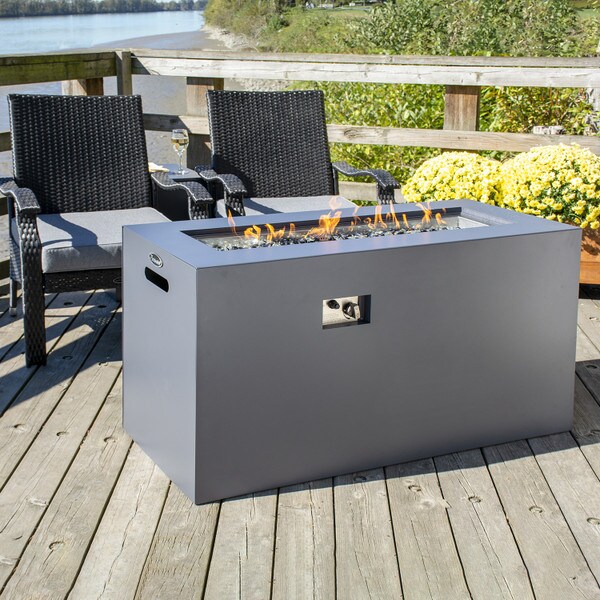 Concrete Look Aluminum Firepit