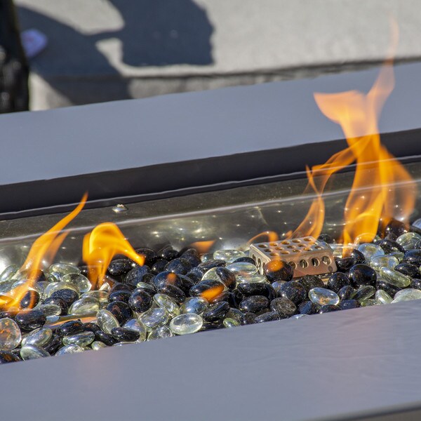 Concrete Look Aluminum Firepit