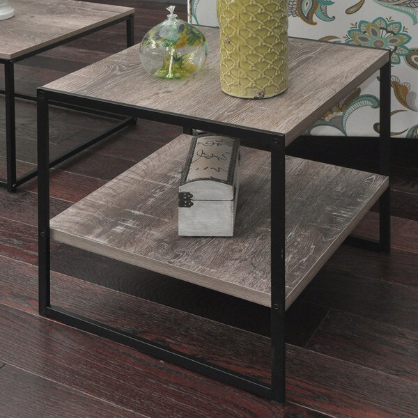 Industrial-look side table