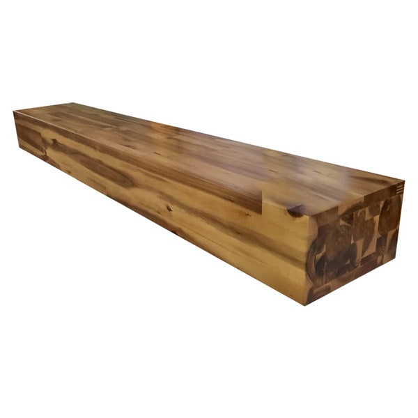 45 inch Acacia Wood Mantel Gloss