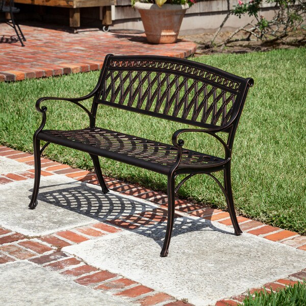 Paradise Cast Aluminum bench