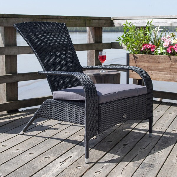 Black Comfort Height Muskoka Chair