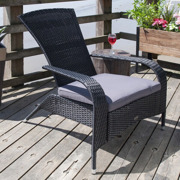 Black Comfort Height Muskoka Chair