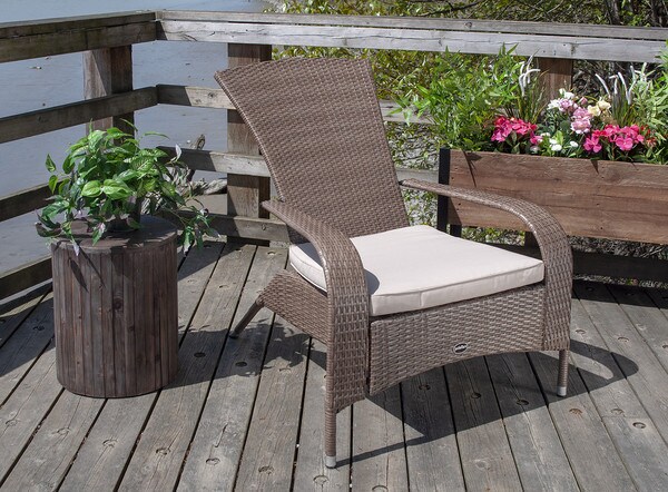 Light brown muskoka chair