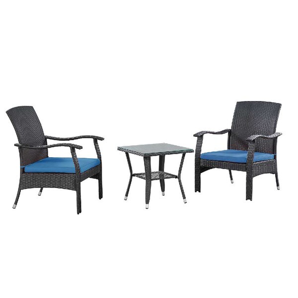 Whylie 3 Pc Wicker Chat Set