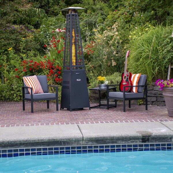 patioflare metal patio chat set