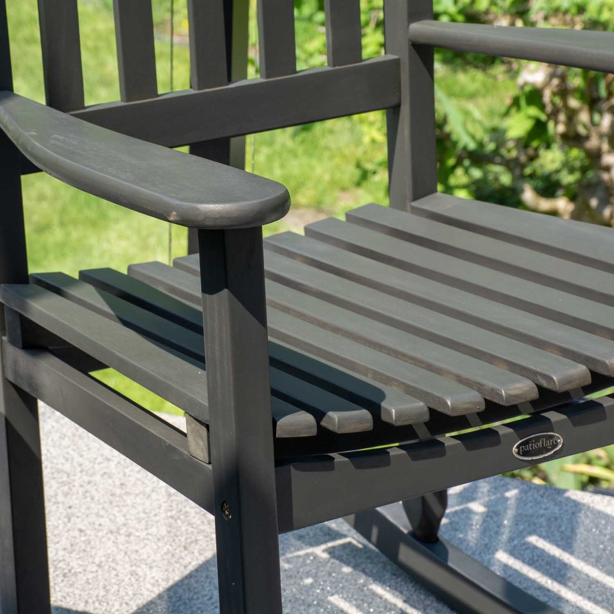 Acacia Wood Patio Rocking Chair