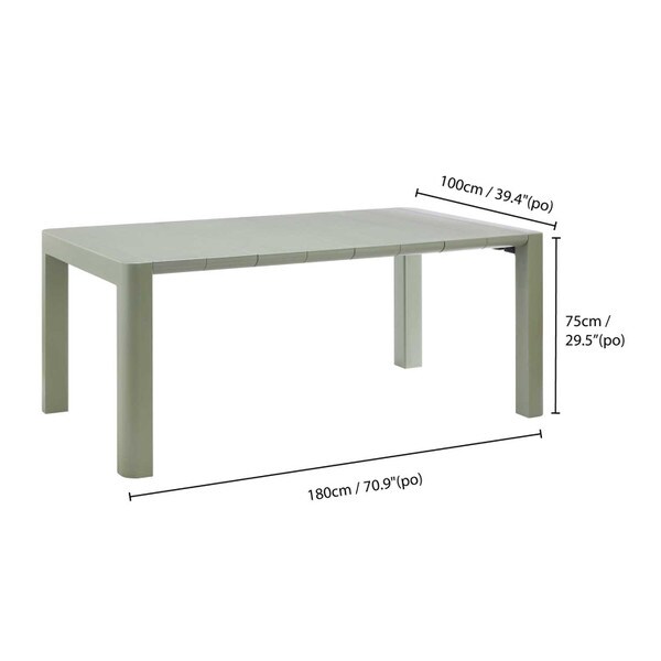 Patioflare green patio table