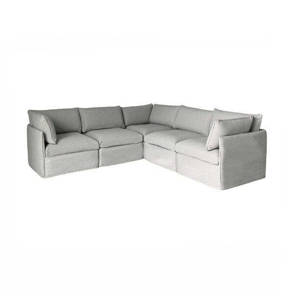 Modular L-Shape Patio Sofa Set