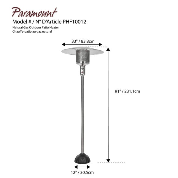 Stainless Steel Natural Gas Heater