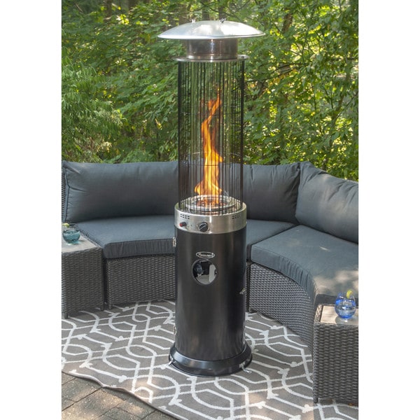 Venturi Spiral Flame Heater, Black