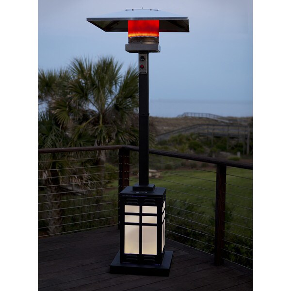 Illuminated Mission Patio Heater