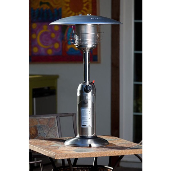 Stainless steel table top heater