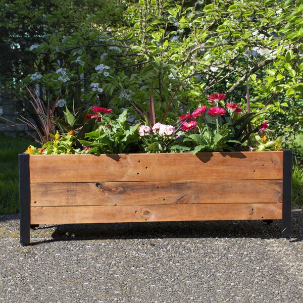 Grapevine Recycled wood planter