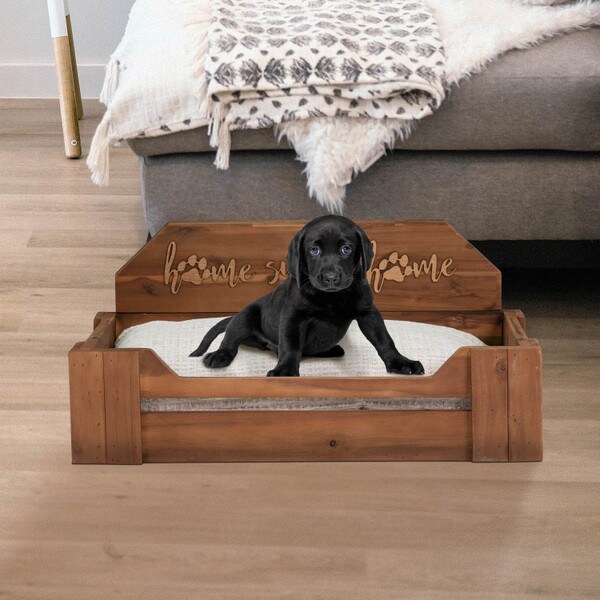 Earth Friendly wooden pet bed