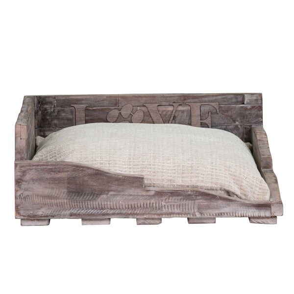 Eco-friendly wood pet bed ,"Love"