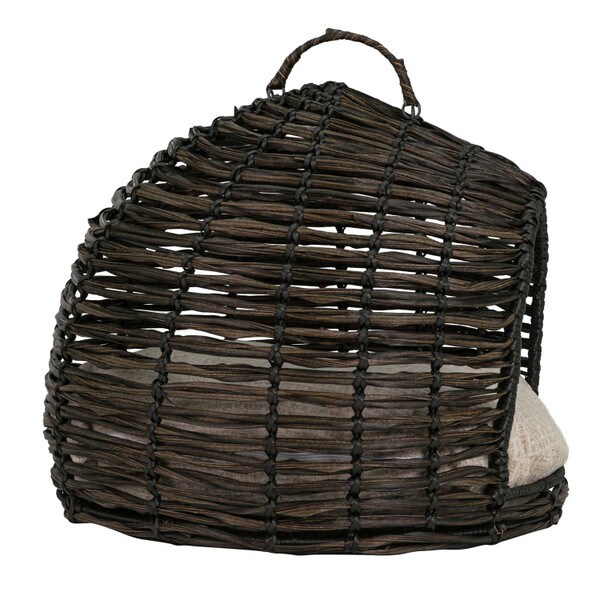 Resin Wicker Hide Away Pet Bed